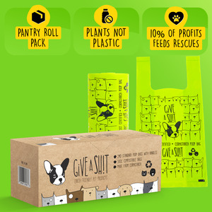Our: Extra Thick Dog Poop Bags with Handles
