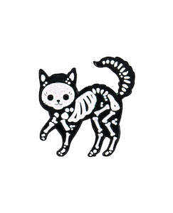Pins: Skeleton Cat - Pin