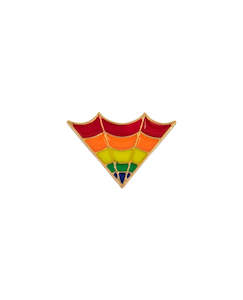 Pins: Rainbow Web - Pin
