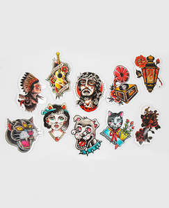 Stickers: Old Skool - 10 Pack