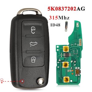 5K0837202AG Remote control ID48 for VW - OEM Replacement - GIZ Tech Auto Parts