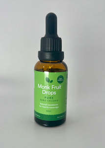Baking And Snacking: Pure Liquid Monk Fruit Drops - Sweetnz