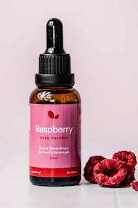 Baking And Snacking: Raspberry Liquid Stevia Drops - Sweetnz
