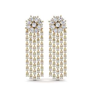 Earrings: 1.68 Carat Mixed cut 14ct Yellow Gold Lab Grown Diamond SYLVIE Earring Tangkarua GLAMIRA NZ