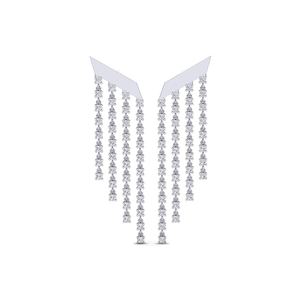 Earrings: 1.9 Carat Round cut 14ct White Gold Lab Grown Diamond SYLVIE Earring Effeeza GLAMIRA NZ