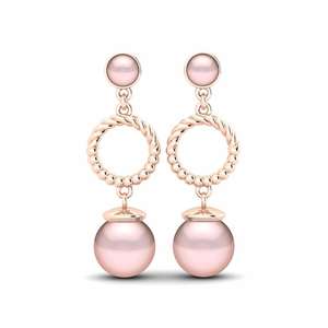 9ct Rose Gold Women's Earring Lamson GLAMIRA NZ
