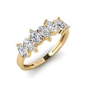 1.19 Carat Pear cut 14ct Yellow Gold Lab Grown Diamond GLAMIRA Ring Blomme GLAMIRA NZ