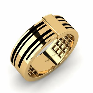 14ct Yellow Gold Men's Ring Croute GLAMIRA NZ