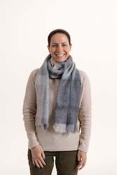 Scarves: Mohair Scarf - Dungarvon Grey