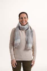Scarves: Mohair Scarf - Wanaka Earth