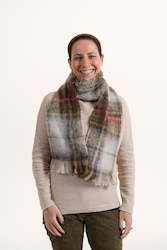 Scarves: Mohair Scarf - Hawea Heather