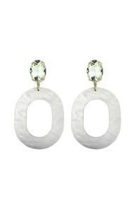 Matilda Earrings - White