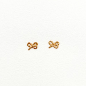 Petite Ribbon Studs