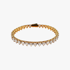 Bracelets: Heart Tennis Bracelet