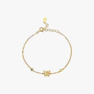 Sterling Silver: Enchanted Butterfly Bracelet