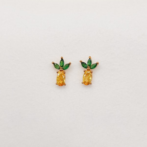 Pineapple Stud Earrings