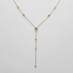 Delicate Crystal Drop Necklace