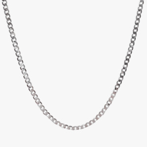 Silver Curb Chain