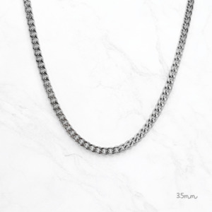 Mens Necklaces: 55cm Cuban Link Chain
