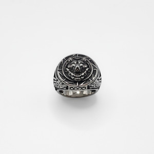 Wolf Viking Signet Ring