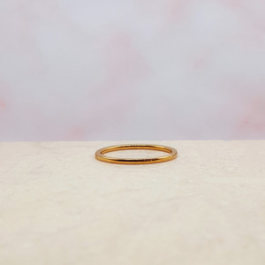 Delicate 1.2mm rounded band ring