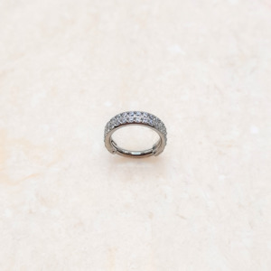 Mens Earrings: Gemini Piercing Hoop