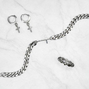 Faith Cuban Chain Bracelet