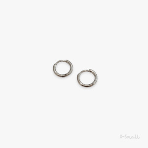 Mens Hoops: Thin Clicker One Touch Hoops