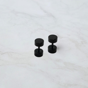6mm Fake Plug Earrings