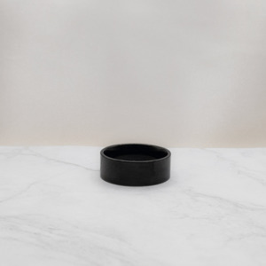 Mens Best Sellers: Matte Black Band Ring