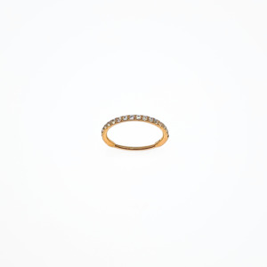 Pave Seamless Hoop - 20G