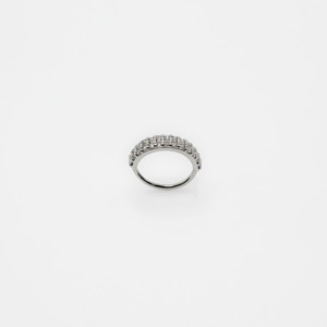 Twin Pave Bendable Hoop (20G)