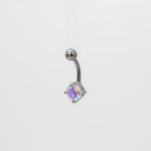 Belly Bars: 7mm Solitaire Belly Bar