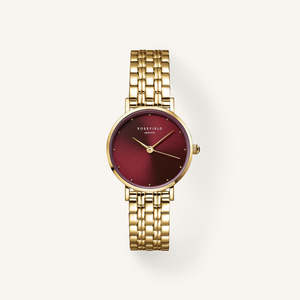 Rosefield: Small Edit Sunray - Gold / Burgundy