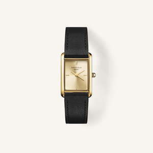 Rosefield: Heirloom - Black Leather / Champagne