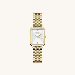 Rosefield: Octagon XS - Gold / White Dial