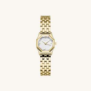 Rosefield: The Gemme - Gold / White Dial