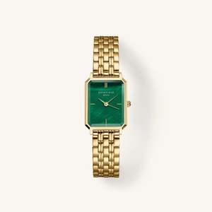 Rosefield: Octagon XS - Gold / Emerald Dial