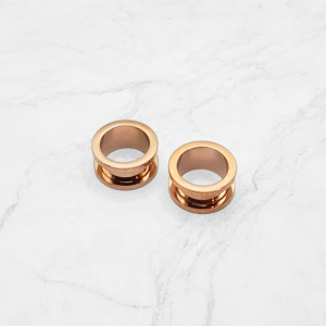 Rose Gold Screw Tunnel