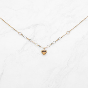 Love Heart: Dahlia Heart Necklace