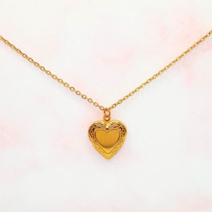 Love Heart: Heart Locket Necklace
