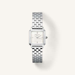 Rosefield: Boxelle - Silver / White Dial