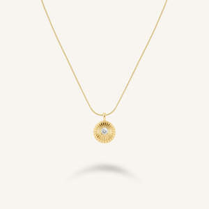 Rosefield - Bold Solitary Coin Necklace