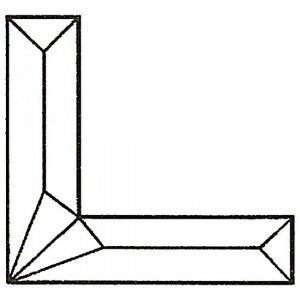 Bevels Nt: Corner Bevel Pair - 1" x 4"