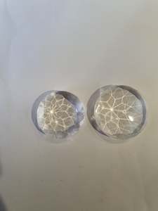 Jewels Nt: Round Clear Faceted Jewels (Double Faceted) T