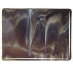 90 Coe Glass: Dark Brown & White MO