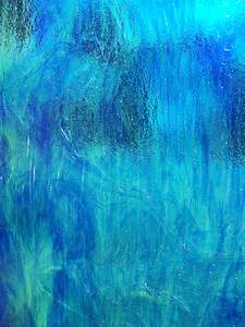 96 Coe Glass: Wild Waters Mix (Teal / Cobalt Blue) T