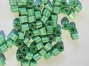 Mint Green Flowers (4/5mm)