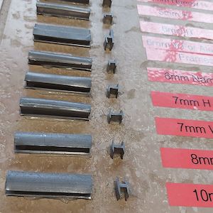 Lead Came Nt: Lead H Came - Medium Heart (1200mm)