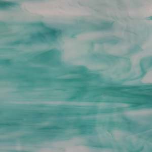 Aqua Green / White O